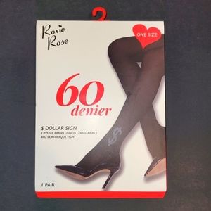 * Roxie Rose Black 60 Denier ( $ )